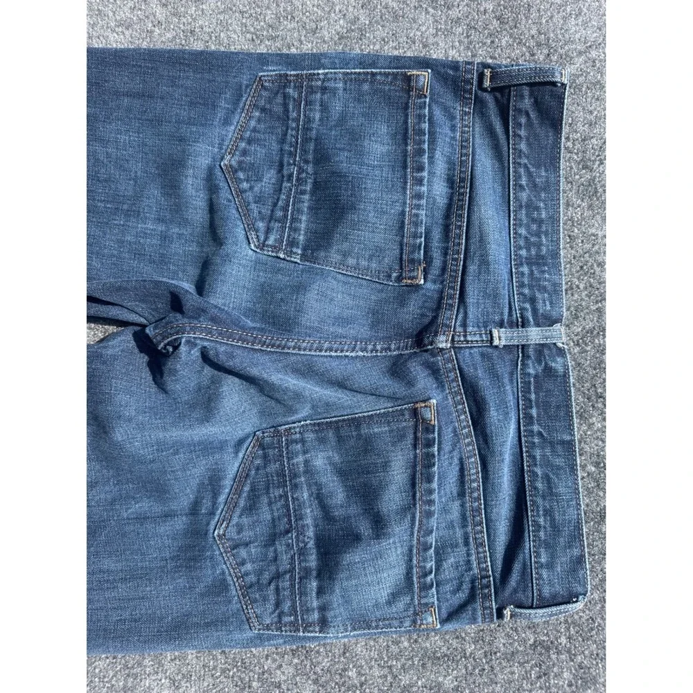 Urban Pipeline Mens Slim Straight‎ Leg Dark Wash Distressed Denim Jeans 32x34
